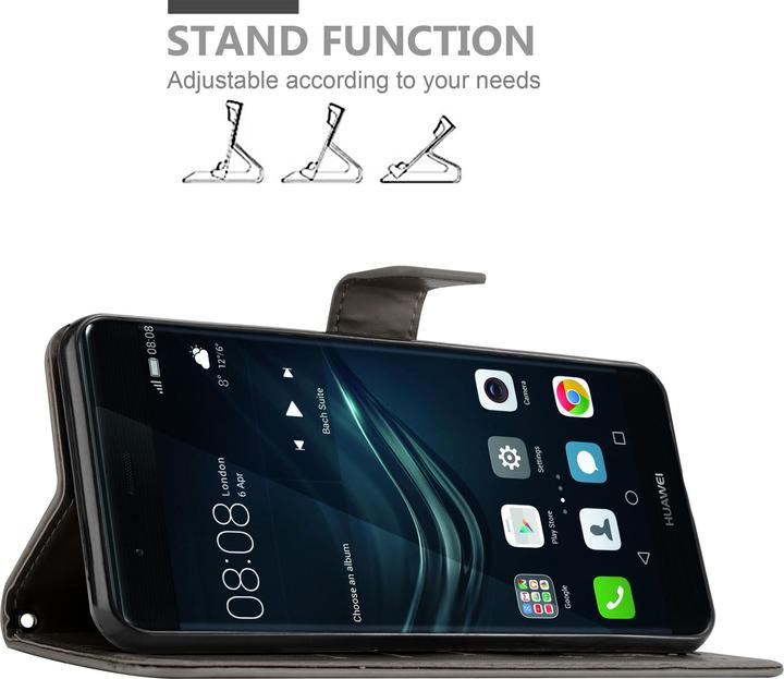 Actual product image Cadorabo Flower Book Cover (Huawei P9 Plus)
