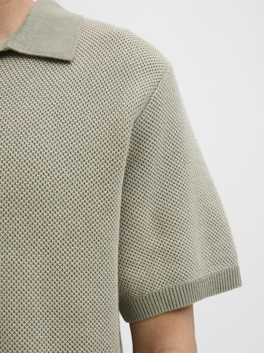 Actual product image Jack & Jones Jprcceaston Knit Split Neck Ss Sn (XXL)