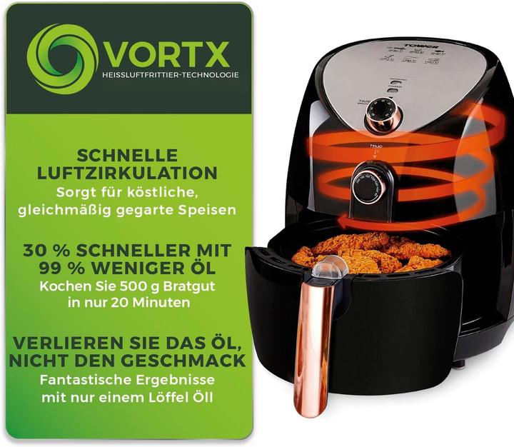Produktbild TOWER T17021RG Heissluftfritteuse