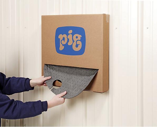 Produktbild New Pig Universal-Bindevlies-Fassdeckelmatte 210 l, VE à 25 Stk, Ø 560 mm (25 Stk.)
