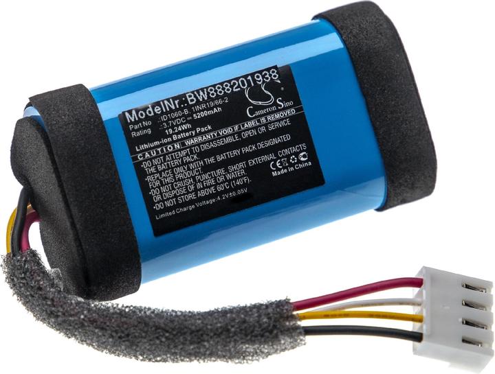 XCell Akku für JBL Flip 5 u.a. wie ID1060-B u.a. 5200mAh für Lautsprecher Boxen Speaker