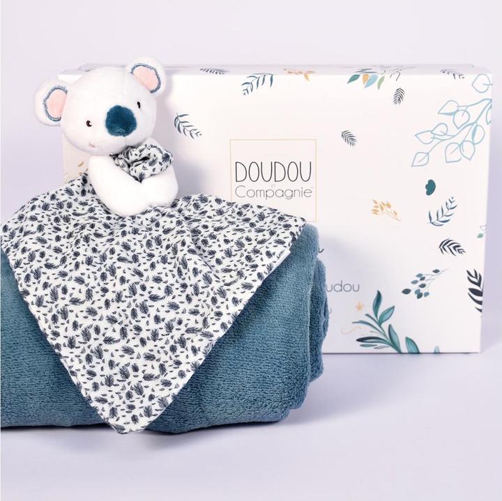Actual product image Doudou et Compagnie Koala blanket & cuddle cloth 100x70cm (MQ2)**