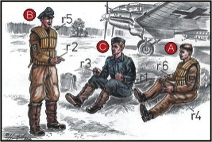 Actual product image CMK German bomber pilots