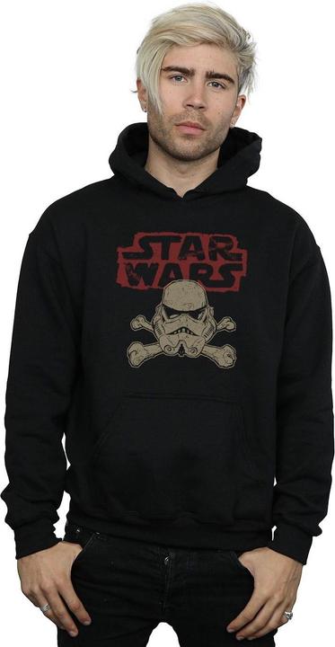 Actual product image Star Wars Mens Stormtrooper Skull Logo Hoodie (XXL)