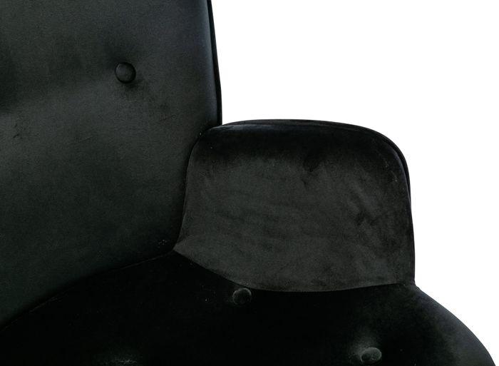 Actual product image CLP Sanka Velvet Rocking Chair, black