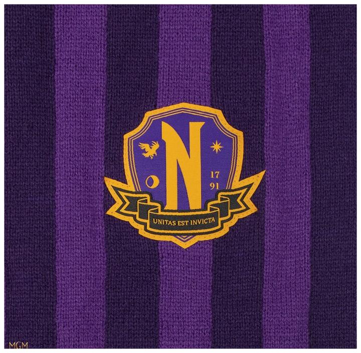 Actual product image Cinereplicas Wednesday: Nevermore Academy Scarf