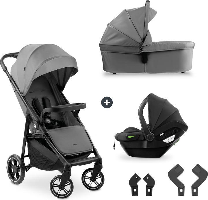 Hauck Shop N Care Trio Set Grey