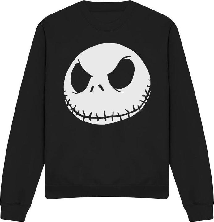 Actual product image The Nightmare Before Christmas Unisex Adult Jack Face Sweatshirt (L)