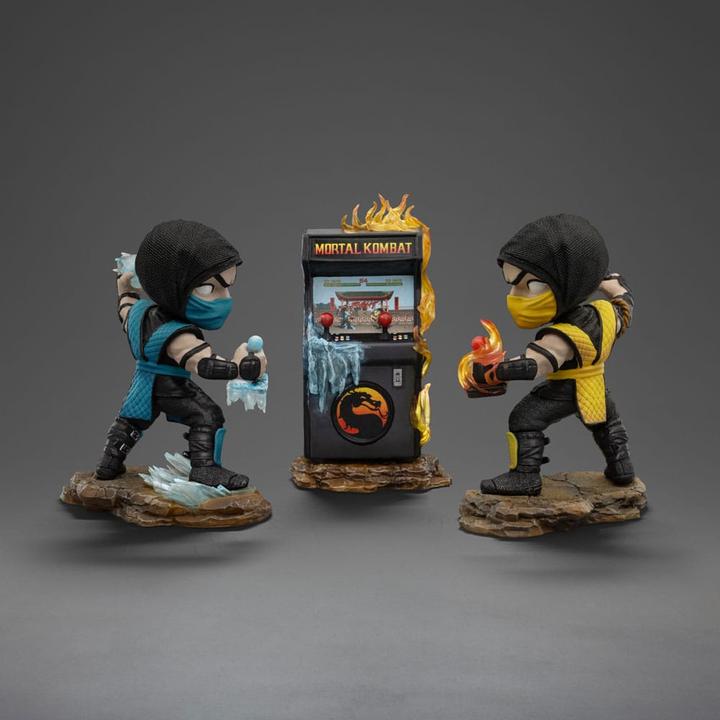 Immagine prodotto Iron Studios Mortal Kombat Mini Co. Figure in PVC Scorpion vs. Subzero Arcade Set 15 cm