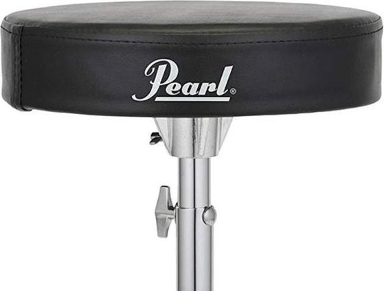Immagine prodotto Pearl Sgabello per tamburo con sedile rotondo in vinile D-50 (Poltrona del batterista)