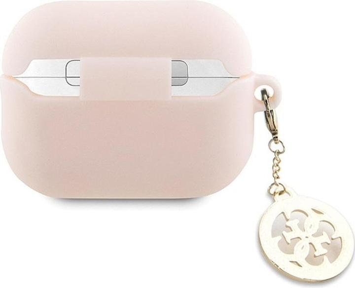 Produktbild Guess GUAP23DSLGHDP AirPods Pro 2 cover różowy/pink 3D Rubber 4G Diamond Charm (Kopfhörer Tasche)