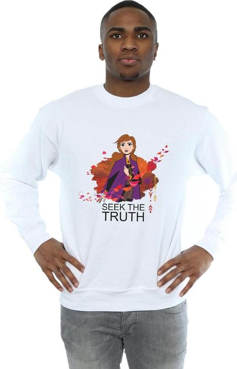 Actual product image Disney Mens Frozen 2 Anna Seek The Truth Wind Sweatshirt (S)