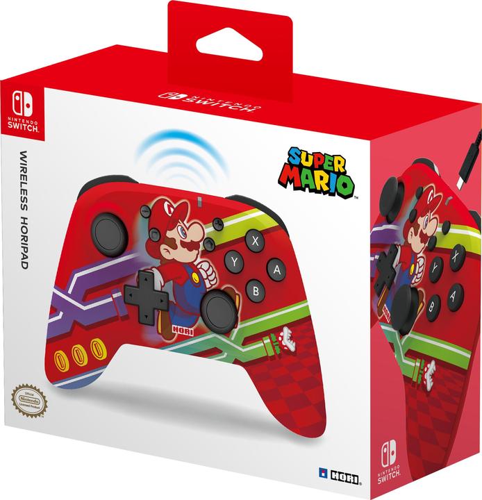Image du produit HORI Horipad sans fil - Edition Mario (Switch)