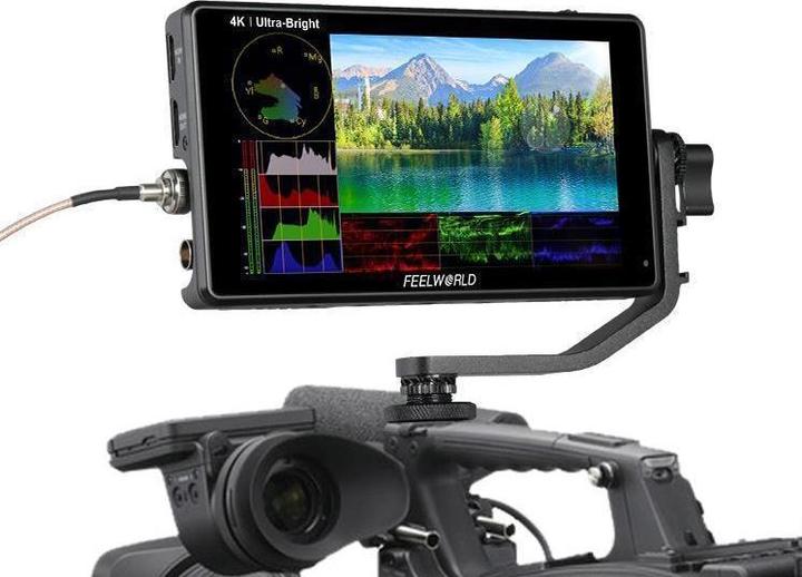 Actual product image Feelworld LUT6S 6" 2600nits touch screen 3D LUT on-camera wit (6", Full HD)