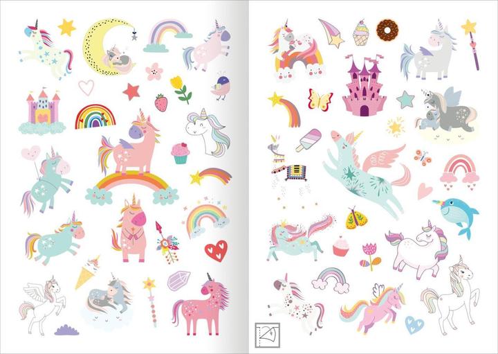 Image du produit Mon carnet d'autocollants licorne