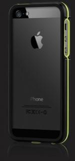 Actual product image more. Armor Metal Bumper for iPhone 5/5S/SE Black/Neon Yellow (Apple iPhone SE, Apple iPhone 5, Apple iPhone 5s)