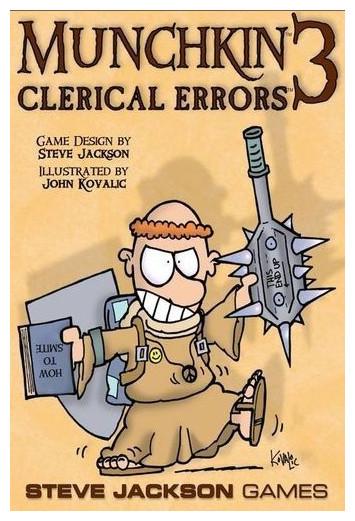 Actual product image Munchkin 3 - Clerical Errors Card Game Expansion English Edition,3-6 Players,Age (English)