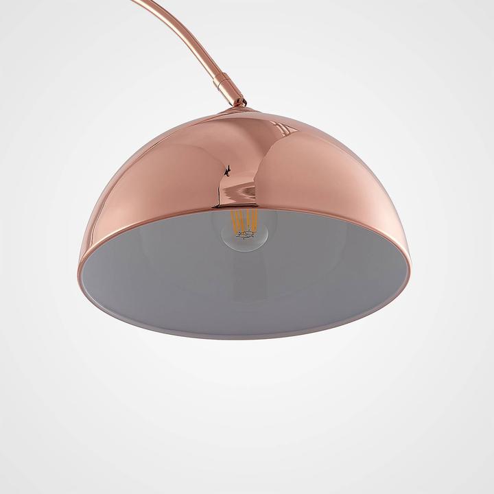 Actual product image Lindby Lennart arc floor lamp, copper (E27)