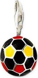 Immagine prodotto Hermex Ciondolo Charm Calcio Argento - Rosso Argento (Lega metallica)