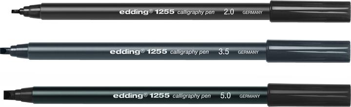 Actual product image Edding 1255 (Black, 6 mm, 3 x)