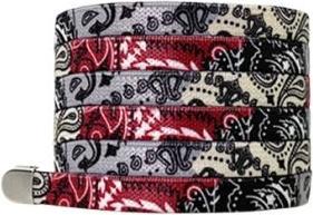 MU Classic Bandana Series 1 Paar Elastische Schnürsenkel (100 cm)