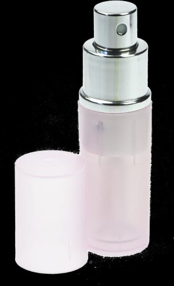 Produktbild Taschenzerstäuber, Kunststoff rosa, mit Glasbehälter, 8 ml Höhe: 9 cm (8 ml)