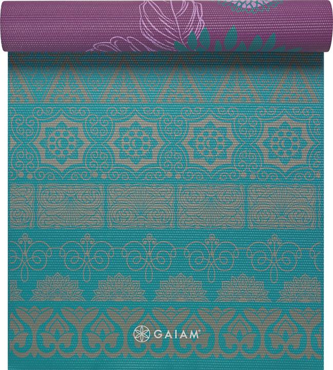 Immagine prodotto Gaiam Tappetino Yoga Kiku reversibile da 6 mm, design a D (6 mm)