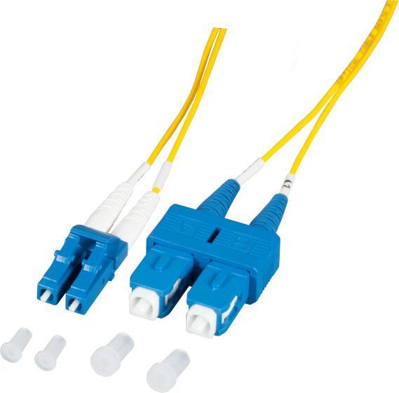 Image du produit EFB Elektronik LC/SC KSZH, 9/125µm (CAT6, 2 m)