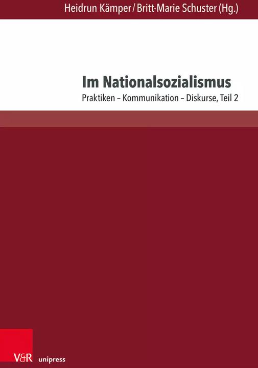 Actual product image Im Nationalsozialismus (German, Heidrun Kämper, Friedrich Markewitz, Britt-Marie Schuster, Stefan Scholl, 2022)