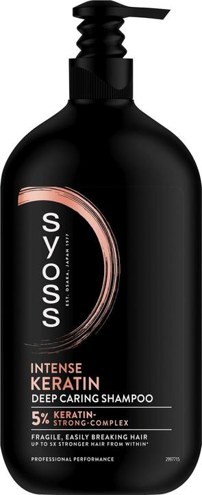 Syoss Keratin Blue Lotos (750 ml, Flüssiges Shampoo)