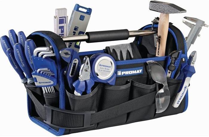 Produktbild Nordwest Handel AG PROMAT Werkzeugtasche Universal 27-teilig (27 Teile)