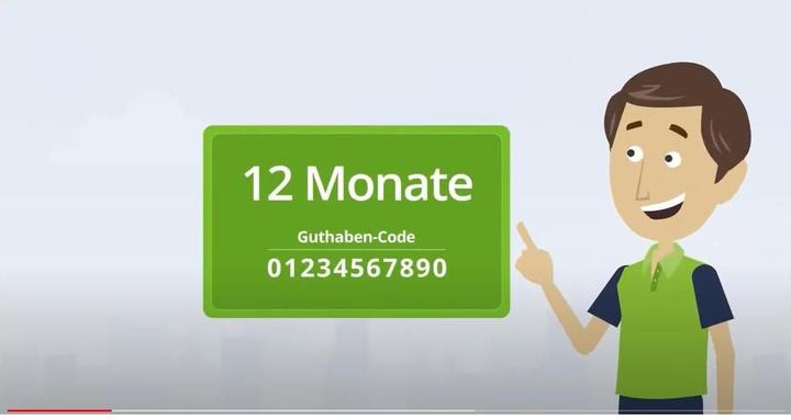 Actual product image Freenet Credit card 12 months
