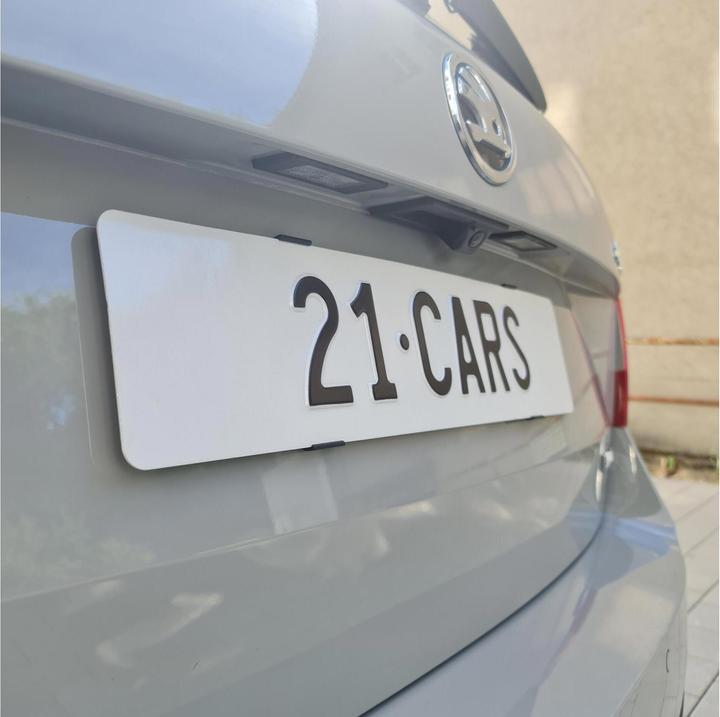 Produktbild 21cars Klick Kennzeichenhalter Langformat (Front + Heck, Langformat)