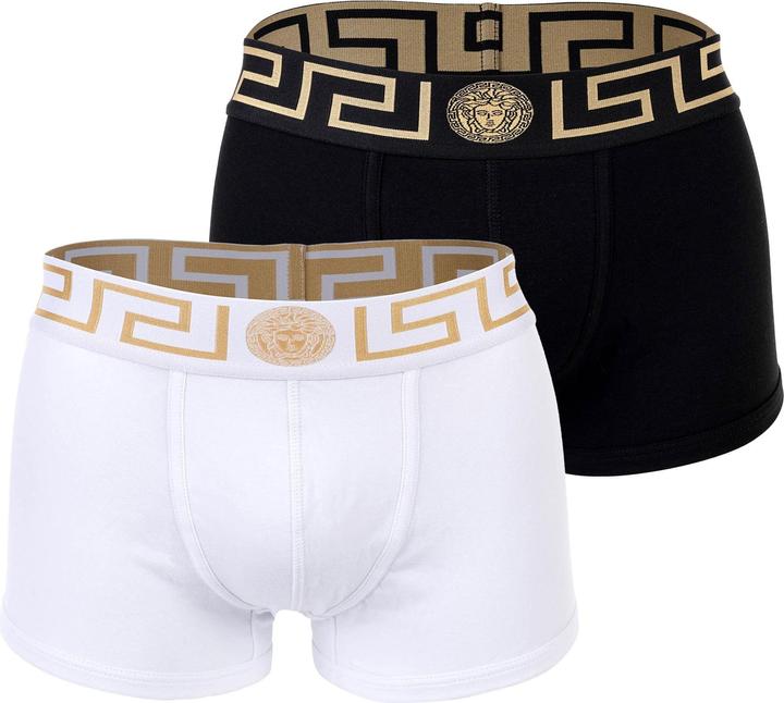 Immagine prodotto Versace Bi-Pack Trunk Jersey Topeka Bi-Stretch Cotton Organic New Logo (XXL, Confezione da 2)