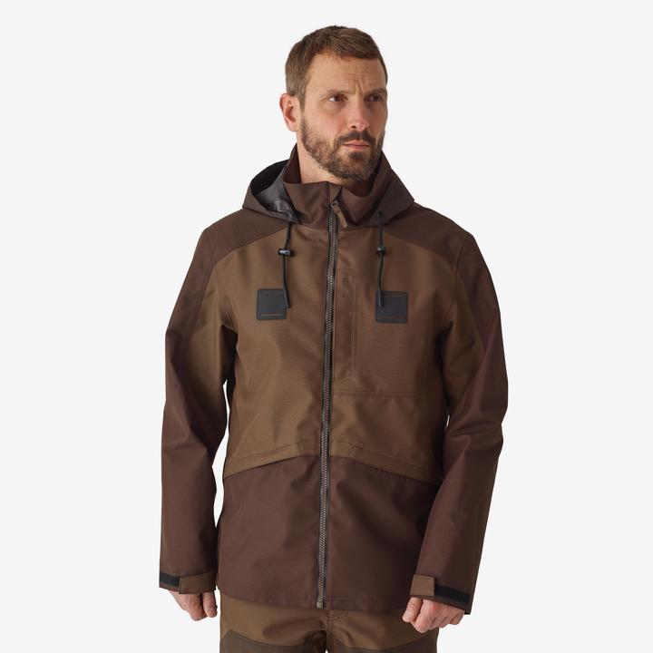 Actual product image Solognac Hunting reinforced jacket woodland 500 two-tone (M)