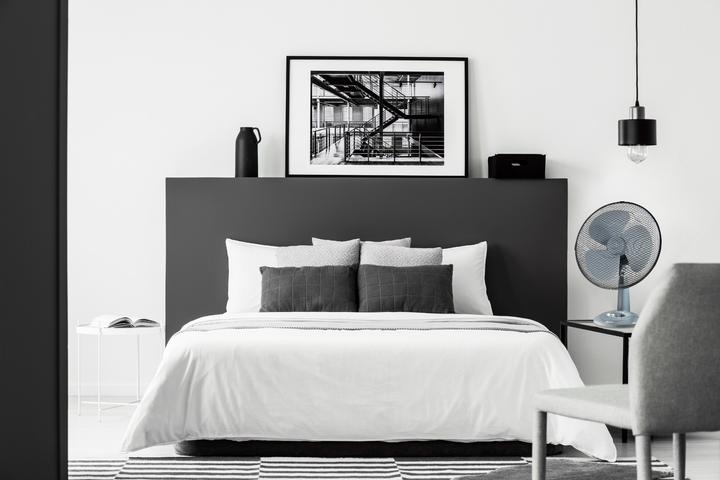 Actual product image Bestron Table fan 35cm, grey