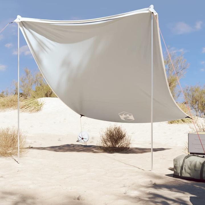 Immagine prodotto VidaXL Tenda da spiaggia con sacchi di sabbia 214 x 236 cm (tenda da spiaggia, 0.18 kg, 4 persone)