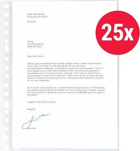 Produktbild Office Depot Prospekthüllen (A5, 25 x)