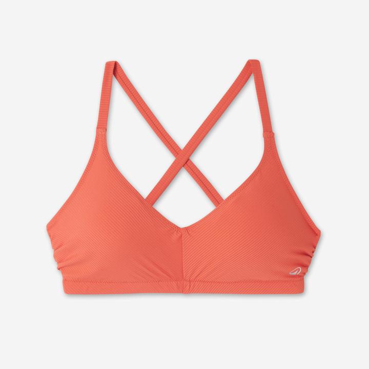 Image du produit Nabaiji Haut de maillot de bain brassière texturée natation Femme - Lila simy terracotta (38)