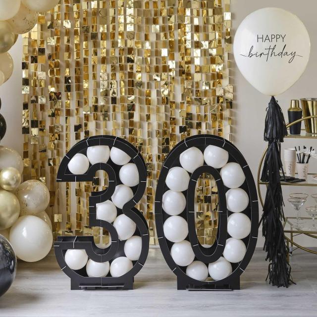 Image du produit Ginger Ray Support de ballons Mosaïque "30 ans