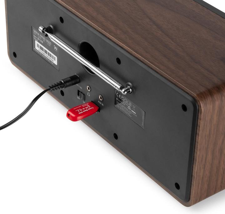 Produktbild Audizio DAB+ Radio Genua Braun, Radio Tuner: FM, DAB+ (FM, DAB+, Bluetooth)