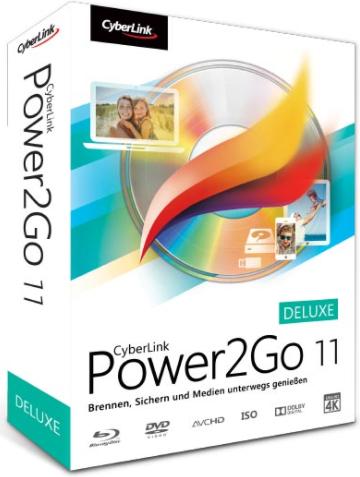 Produktbild CyberLink Power2Go 11 Deluxe (1 User, unbegrenzt)