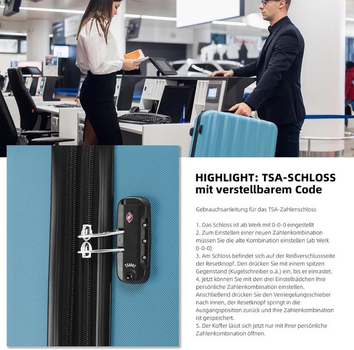 Produktbild Beibye Reisekoffer mit TSA-Schloss (115 l, XL (ab 115l))