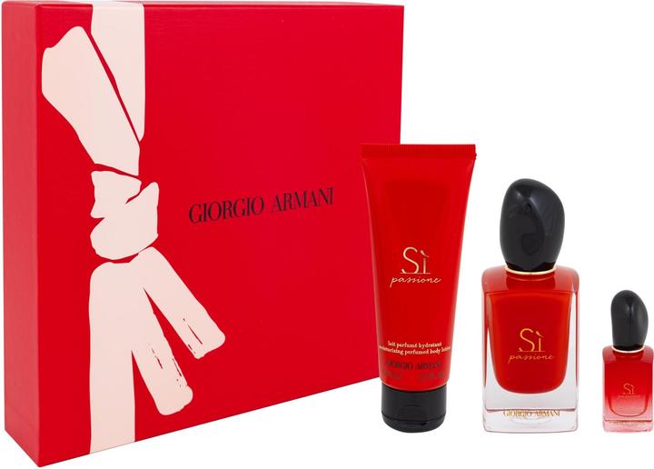 Produktbild Armani Exchange Giorgio GIORGIO Si Passione EDP 50 ml + EDP 7 ml + KÖRPERLOTION 75 ml (Eau de Parfum, 75 ml)