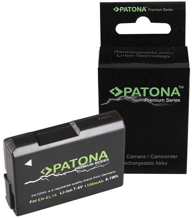 Actual product image Patona EN-EL14 Premium (Rechargeable battery)