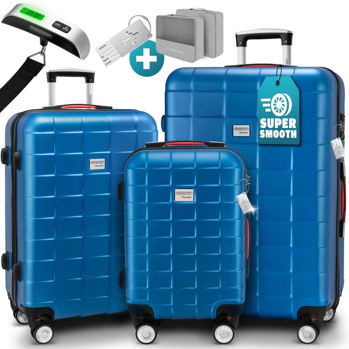 Image du produit Monzana Valise rigide Serrure TSA Lot de 3