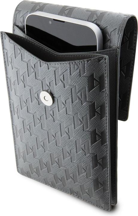 Image du produit Karl Lagerfeld Torebka KLWBSAMSMG srebrny/argent Plaque Mongram en saffiano