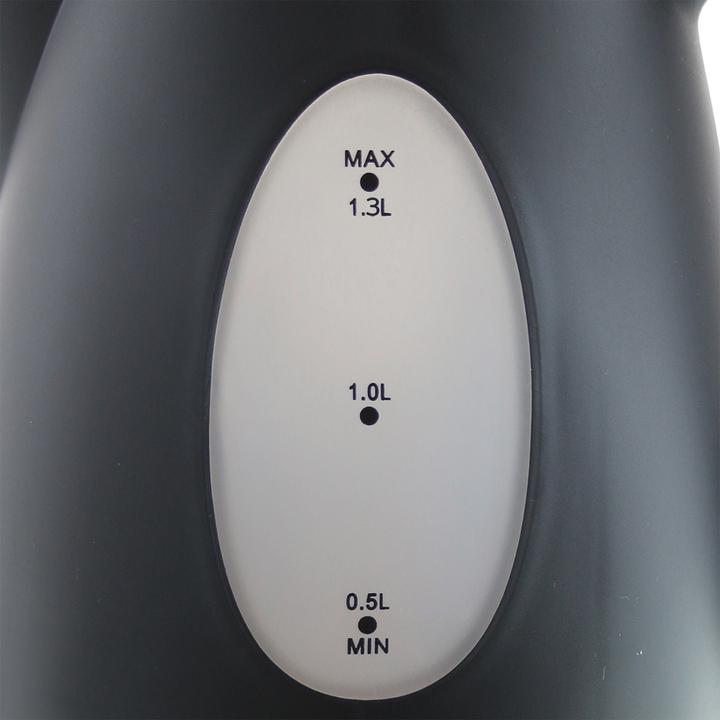Produktbild Emerio Wasserkocher, 1.3L, Wasserstandsanzeige, schwarz (1.30 l)