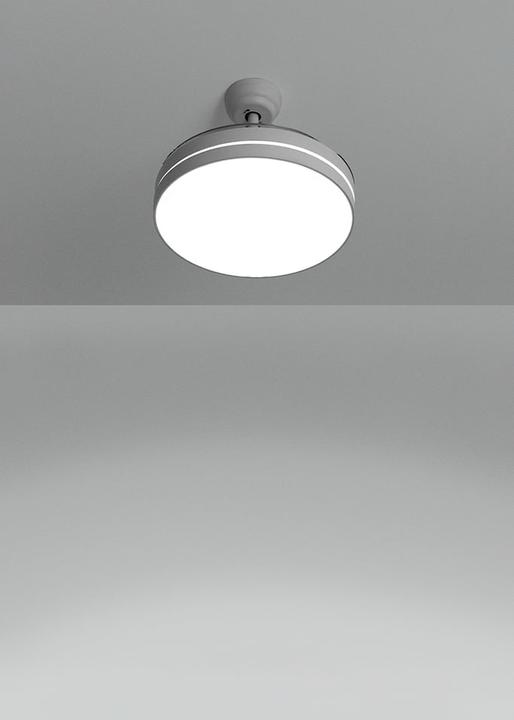 Image du produit Create - WIND CLEAR - Ventilateur plafonnier silencieux 40W 107 cm - Wit - Met licht (50 dB)