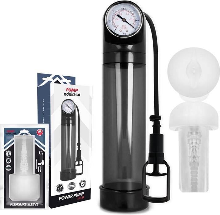 Actual product image Pump Addicted Rx9 Black With Masturbator
